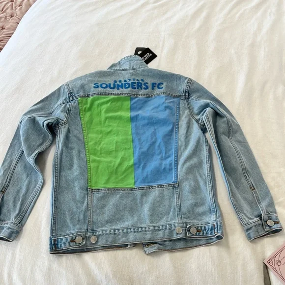 Seattle Sounders FC Blue Jean Jacket - Picture 5 of 5